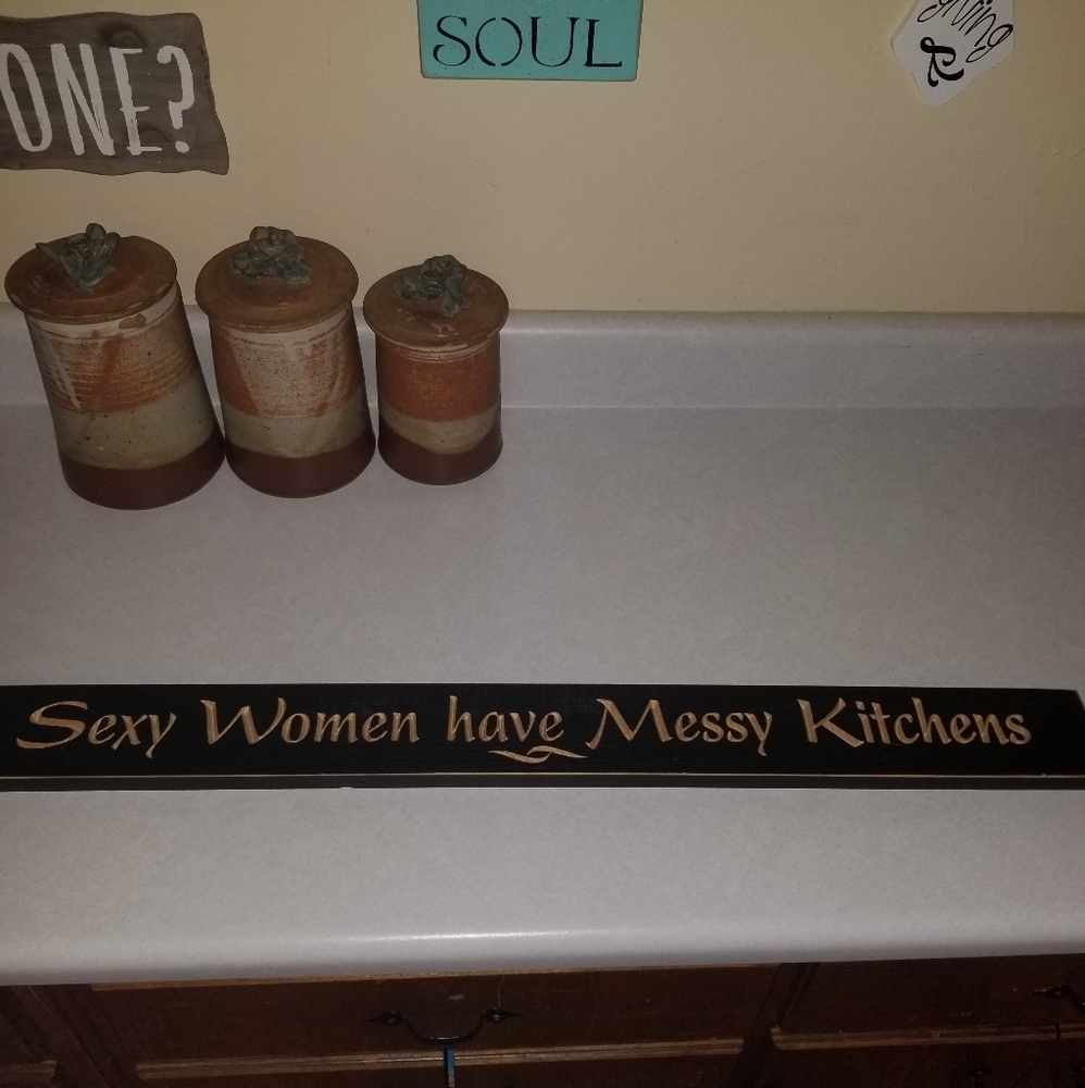 Kitchen sign